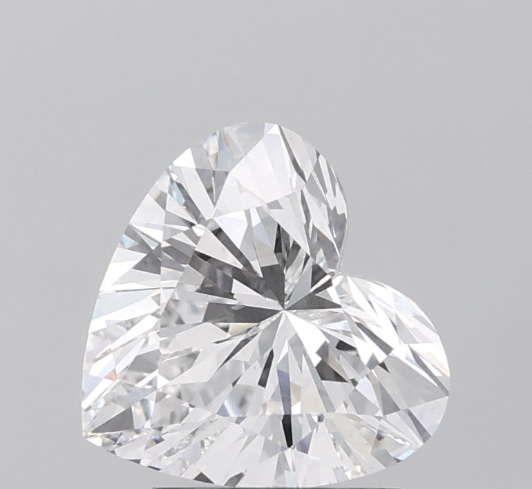 Diamant cultivé en laboratoire, taille cœur, 2,02 carats, VS1E