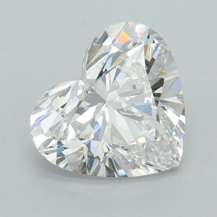 2.02 Carat Heart Cut Lab Grown Diamond VVS1E