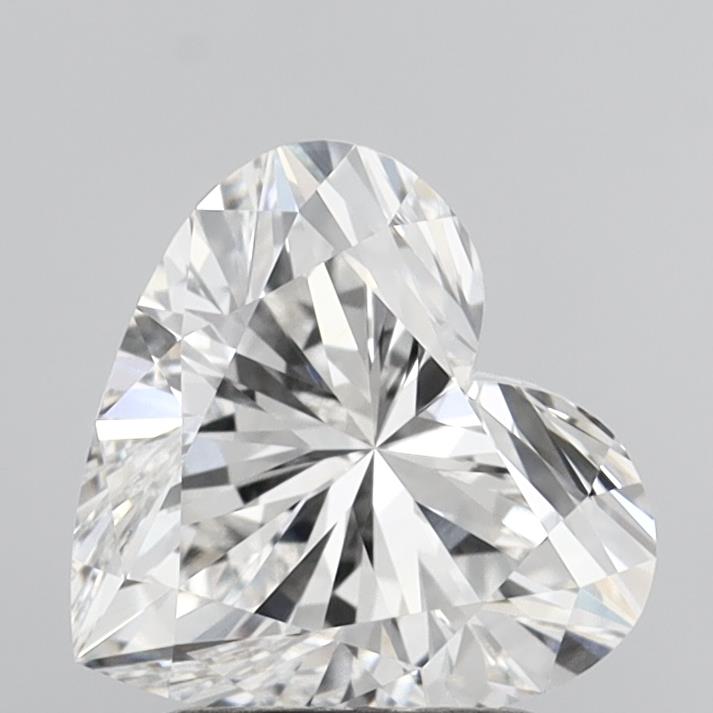 2.02 Carat Heart Cut Lab Grown Diamond VVS1E