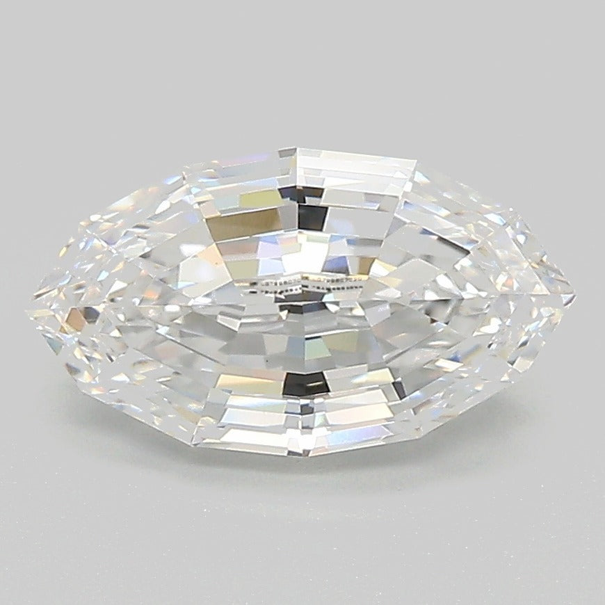 2.02 Carat Marquise Cut Lab Grown Diamond VVS2 D