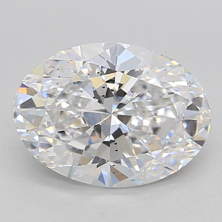 2.02 Carat Oval Cut Lab Grown Diamond SI1 D