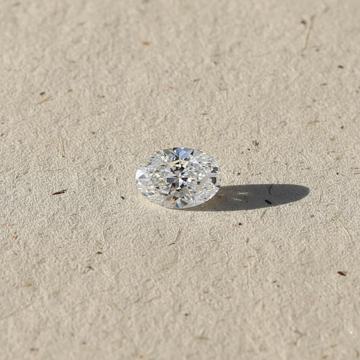 2.02 Carat Oval Cut D SI1 CVD Lab Grown Diamond