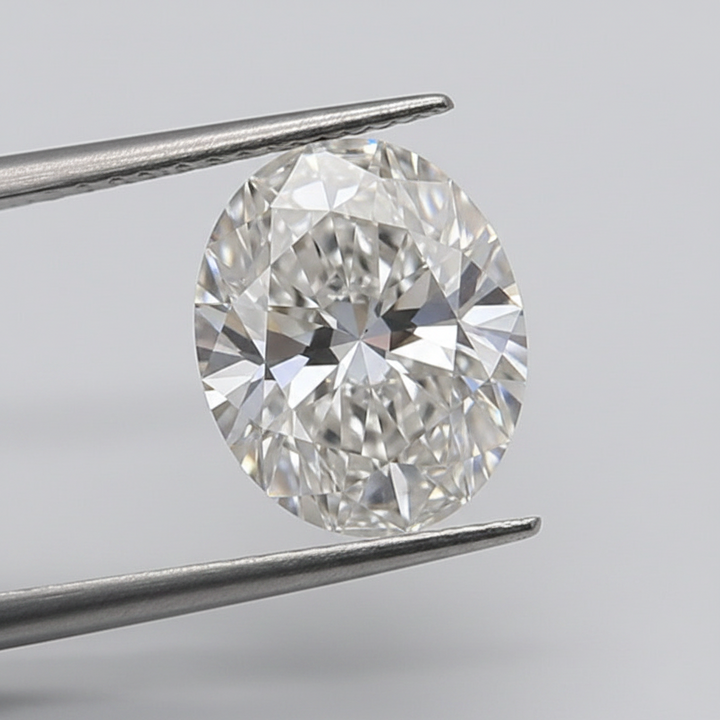 2.02 Carat Oval Cut G VS1 Variation Certified Lab Grown Diamond