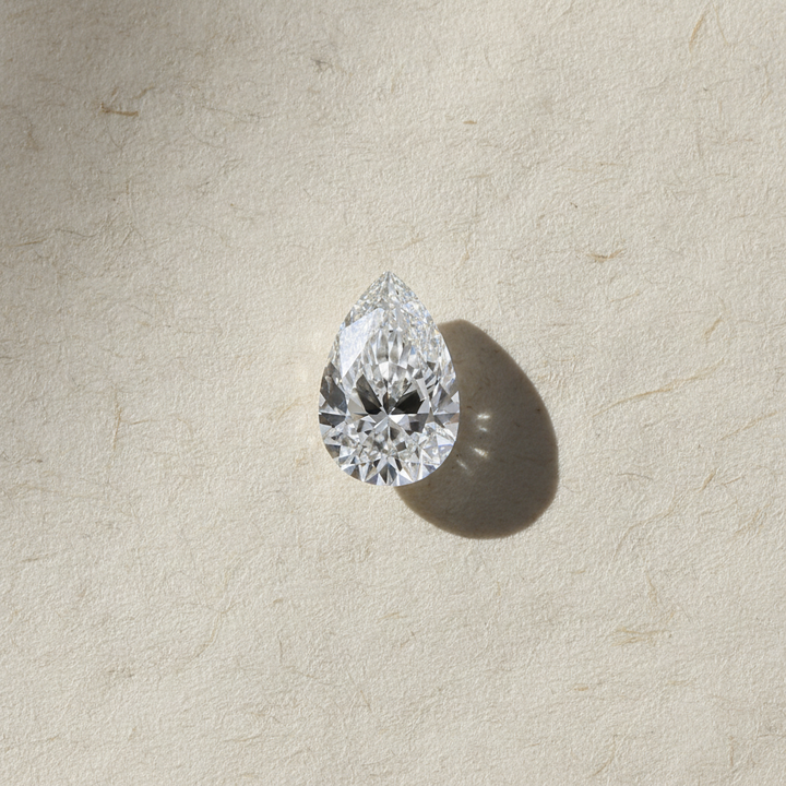 2.02 Carat Pear Cut Lab Grown Diamond VVS1 D Color IGI Certified
