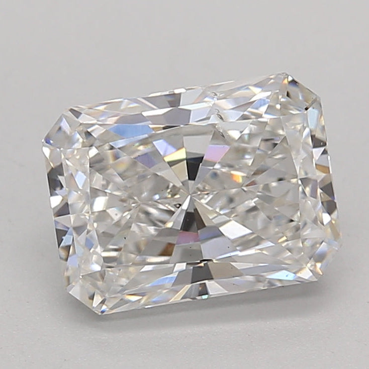 2.02 Carat Radiant Cut Lab Grown Diamond SI1 F