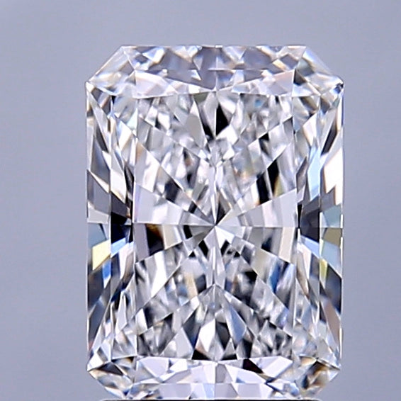 Diamante coltivato in laboratorio radiante da 2,02 carati VVS1 D