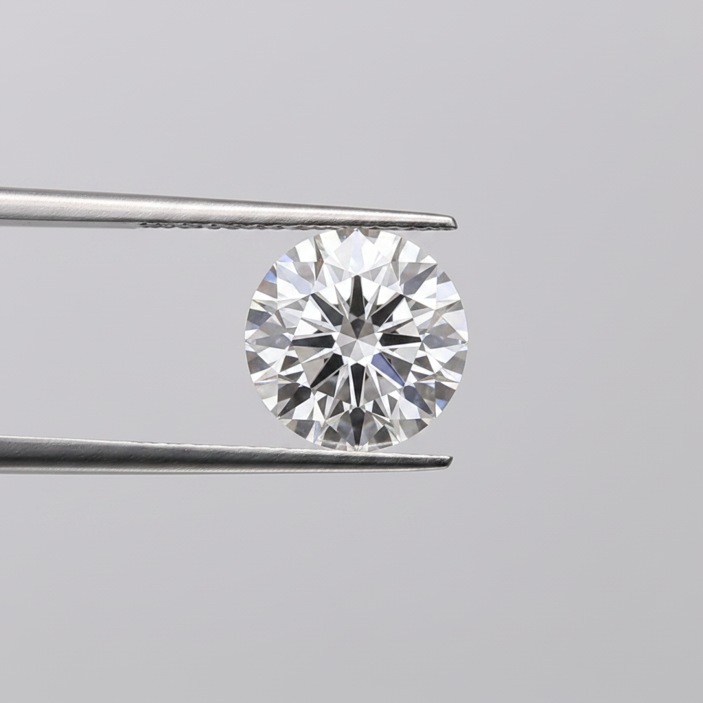 2,02 karaat ronde laboratorium-gegroeide diamant, VS1/G