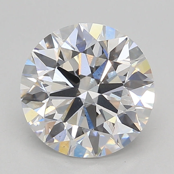 Diamante redondo cultivado en laboratorio de 2,02 quilates VS2 E