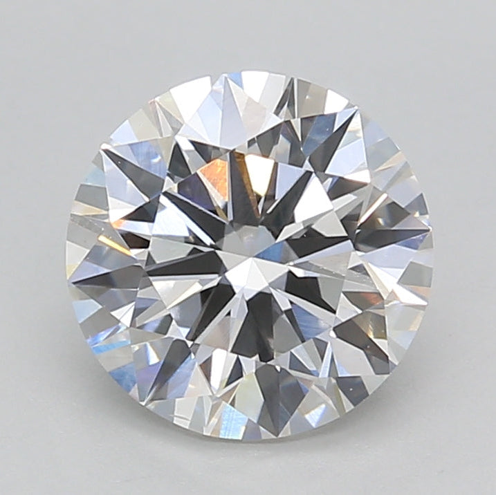 Diamante redondo cultivado en laboratorio de 2,02 quilates VS2 F