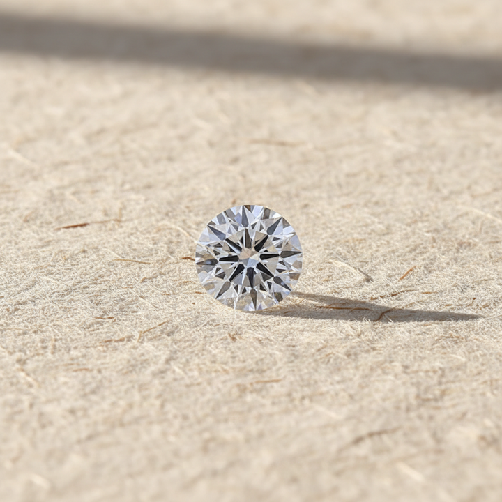 2,02 karaat ronde laboratorium-gegroeide diamant, VVS2/G