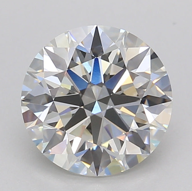 Diamante redondo cultivado en laboratorio de 2,02 quilates VVS2 H