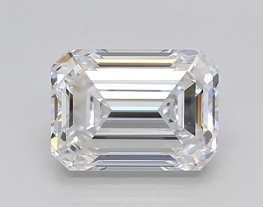 2.03 CT Emerald Cut Lab Grown Diamond - IGI Certified, E Color, VS1 Clarity