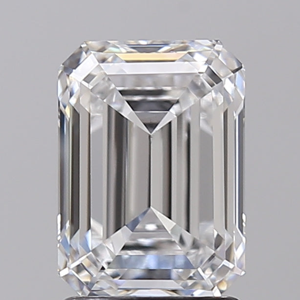 2.03 CT Emerald Cut Lab Grown Diamond, IGI Certified, E Color, VVS2 Clarity