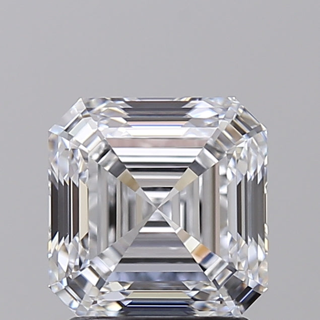 2.03 CT Square Emerald Cut Lab-Grown Diamond - IGI Certified, VVS2, D Color