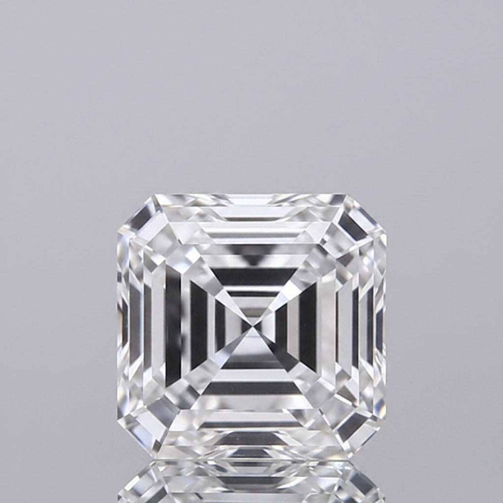 Diamant cultivé en laboratoire Asscher de 2,03 carats, VVS1/E