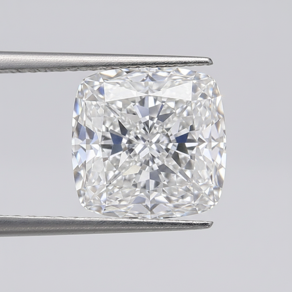 Diamant cultivé en laboratoire taille coussin de 2,03 carats, VS2/F