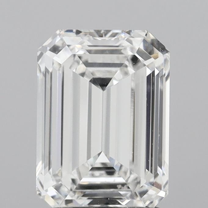 2.03 Carat Emerald Cut Lab Grown Diamond VVS1 E