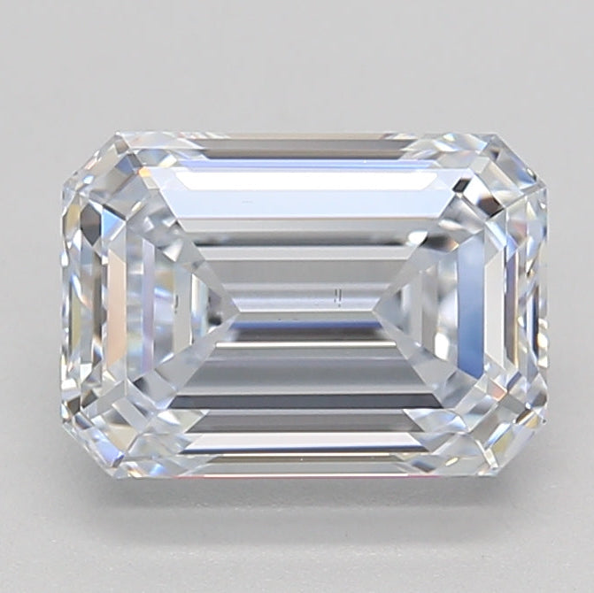 2.03 Carat Emerald Lab Grown Diamond VS2 F