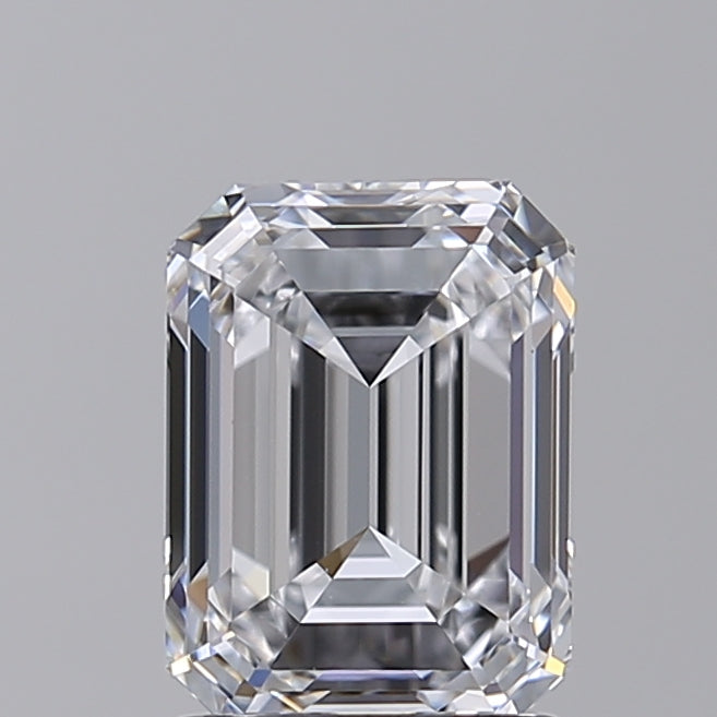 2.03 Carat Emerald Lab Grown Diamond VVS2 D