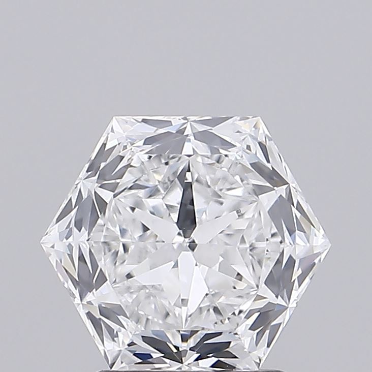 2.03 Carat Hexagonal Cut Lab Grown Diamond VVS1D