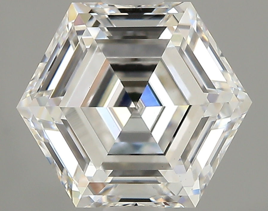 2.03 Carat Hexagonal Cut Lab Grown Diamond VVS2D