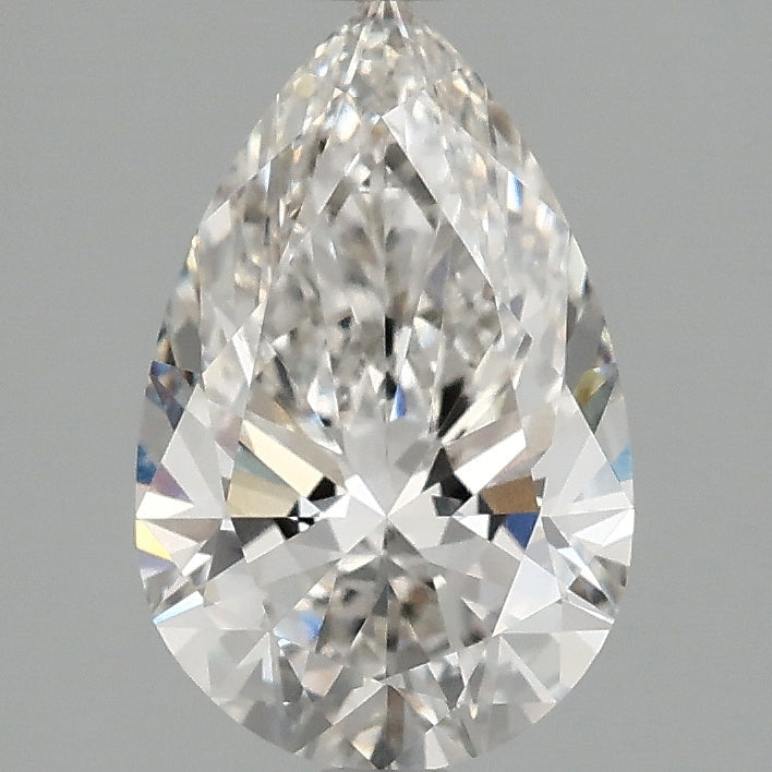 Diamante cultivado en laboratorio de pera de 2,03 quilates VVS1 F