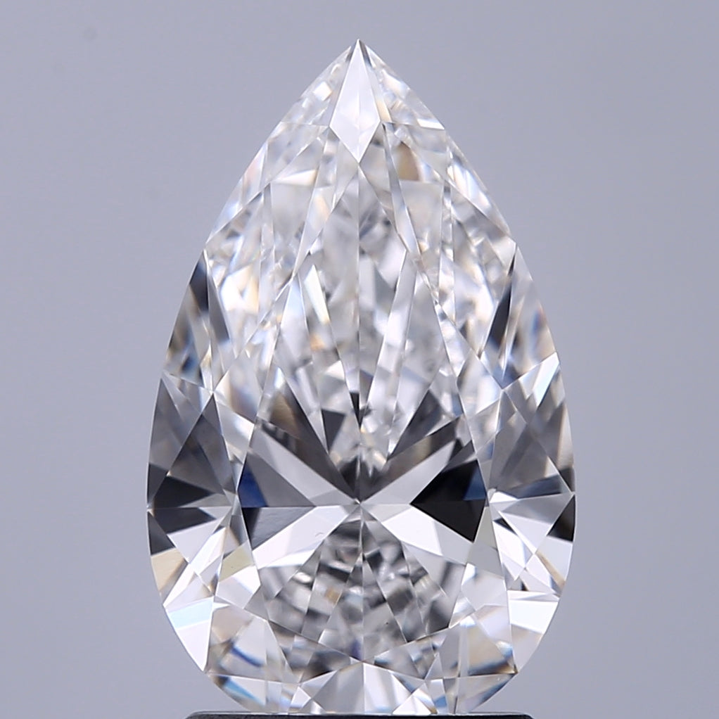 2.03 Carat Pear Lab Grown Diamond VVS2 D