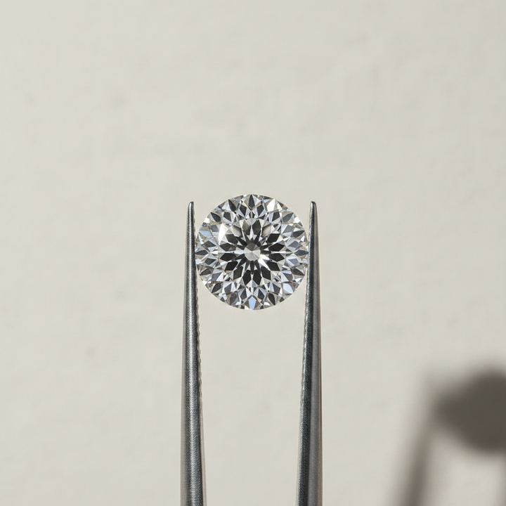 Diamante cultivado em laboratório com lapidação portuguesa de 2,03 quilates, VVS2/F