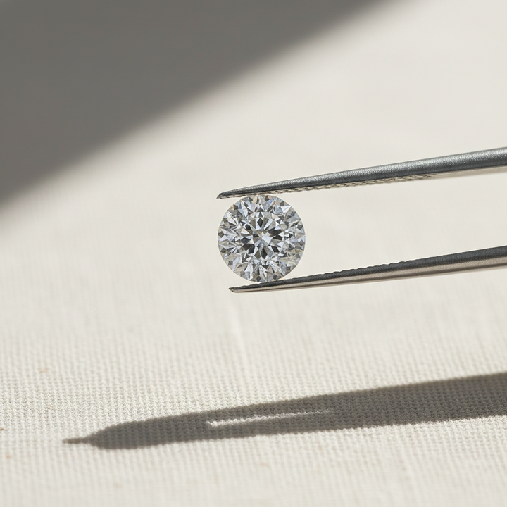 Diamante cultivado em laboratório com lapidação portuguesa de 2,03 quilates, VS1/D