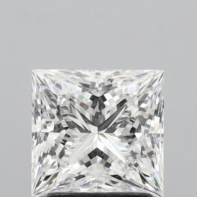 Diamante cultivado en laboratorio Princess VS2 E de 2,03 quilates