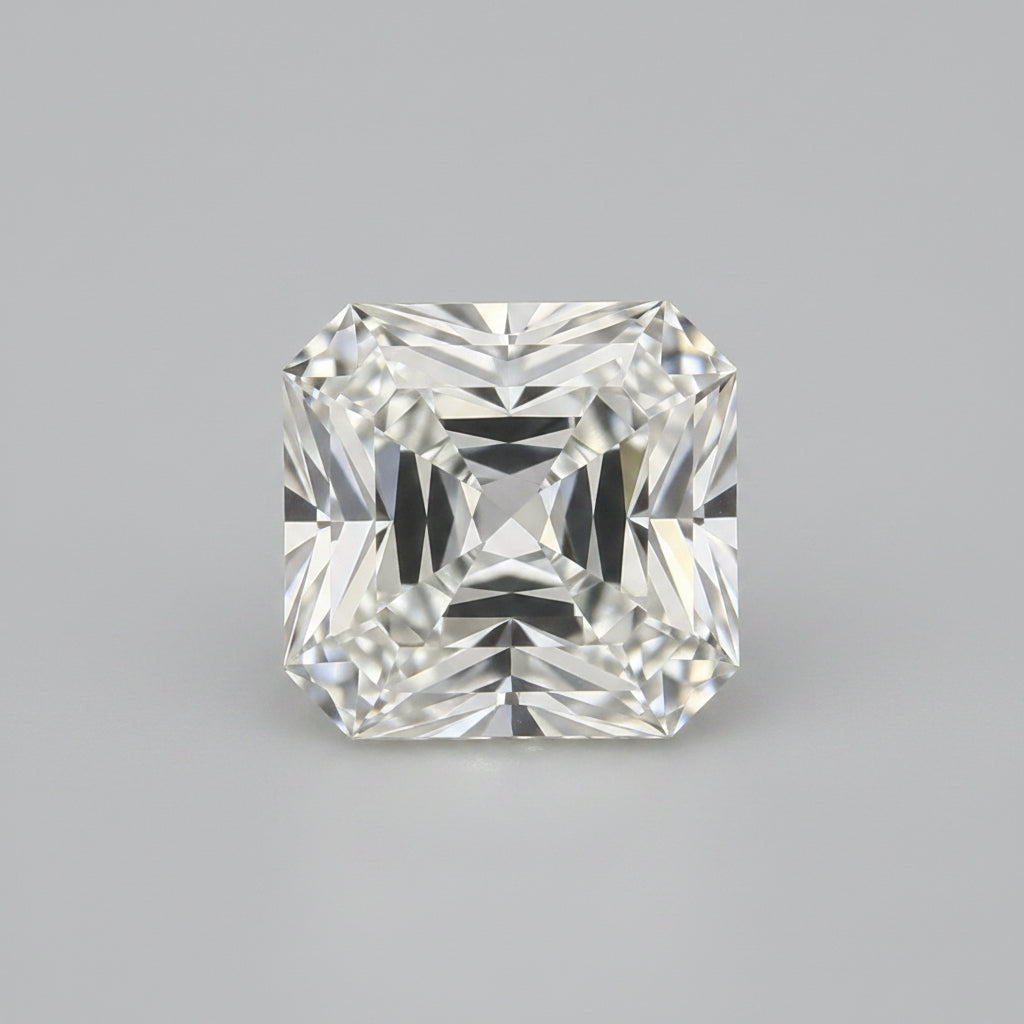 Diamant cultivé en laboratoire Asscher de 2,04 carats, VS1/D