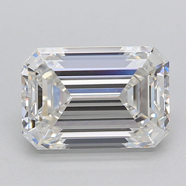 2.04 Carat Emerald Lab Grown Diamond VS1 F