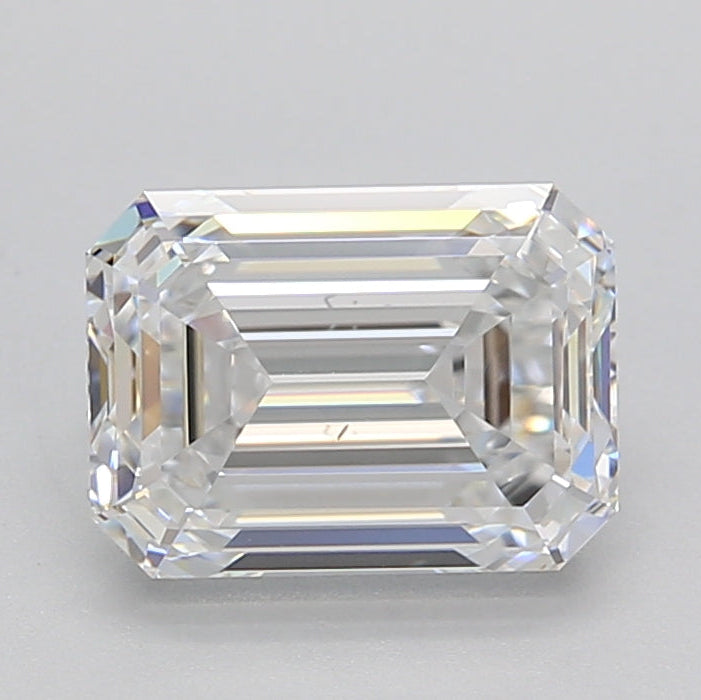 2.04 Carat Emerald Lab Grown Diamond VS2 E