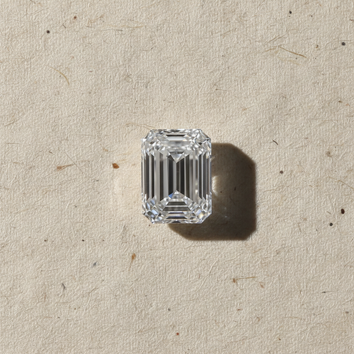 2.04 Carat Emerald Lab Grown Diamond, VVS2/D