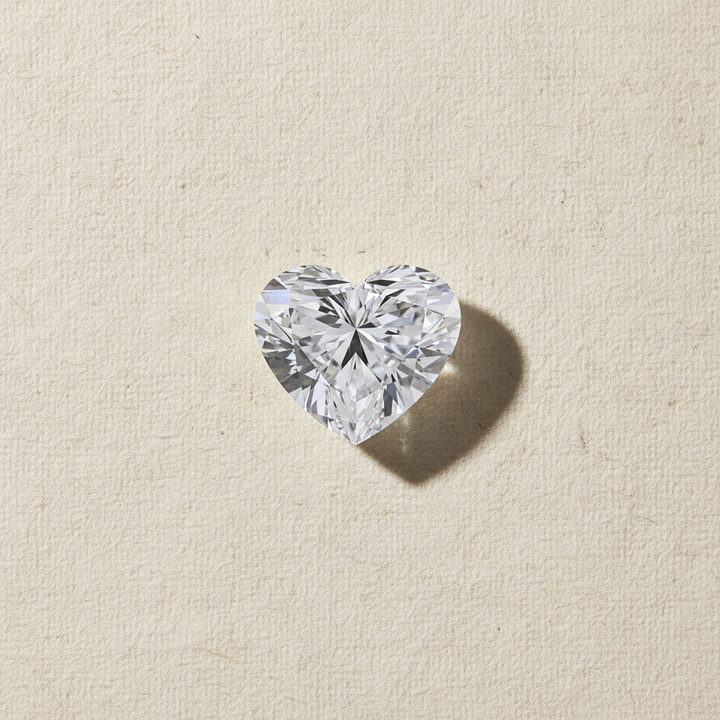 2.04 Carat Heart Cut Lab Grown Diamond VS1 D Color IGI Certified
