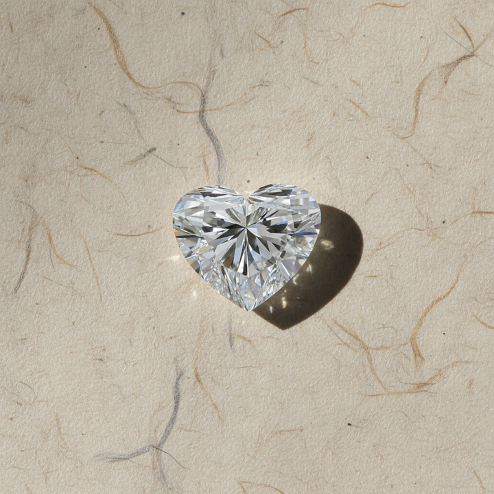 2.04 Carat Heart Cut Lab Grown Diamond VS1 E Color IGI Certified
