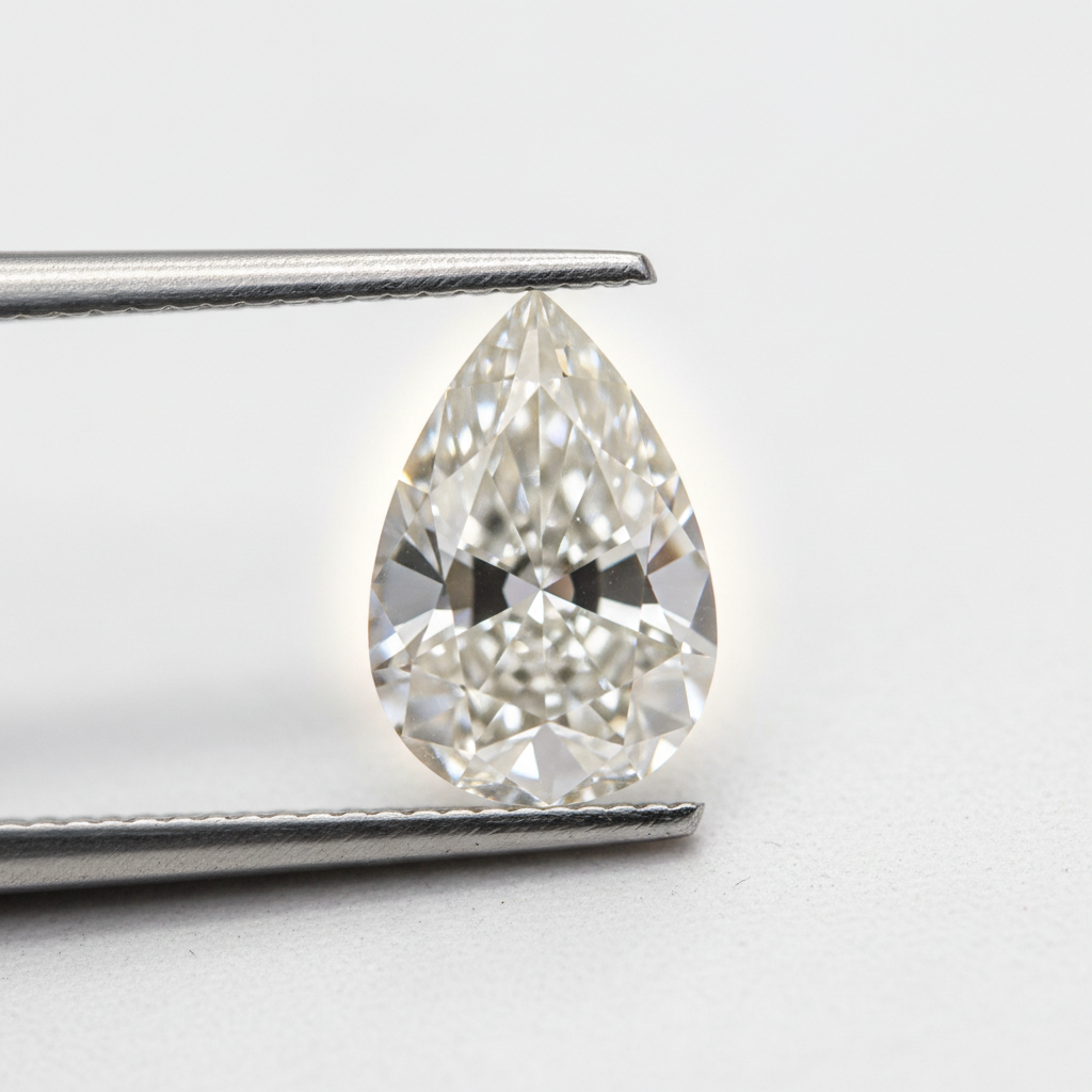 2.04 Carat E VVS1 Pear Shape CVD Lab Grown Diamond IGI Certified
