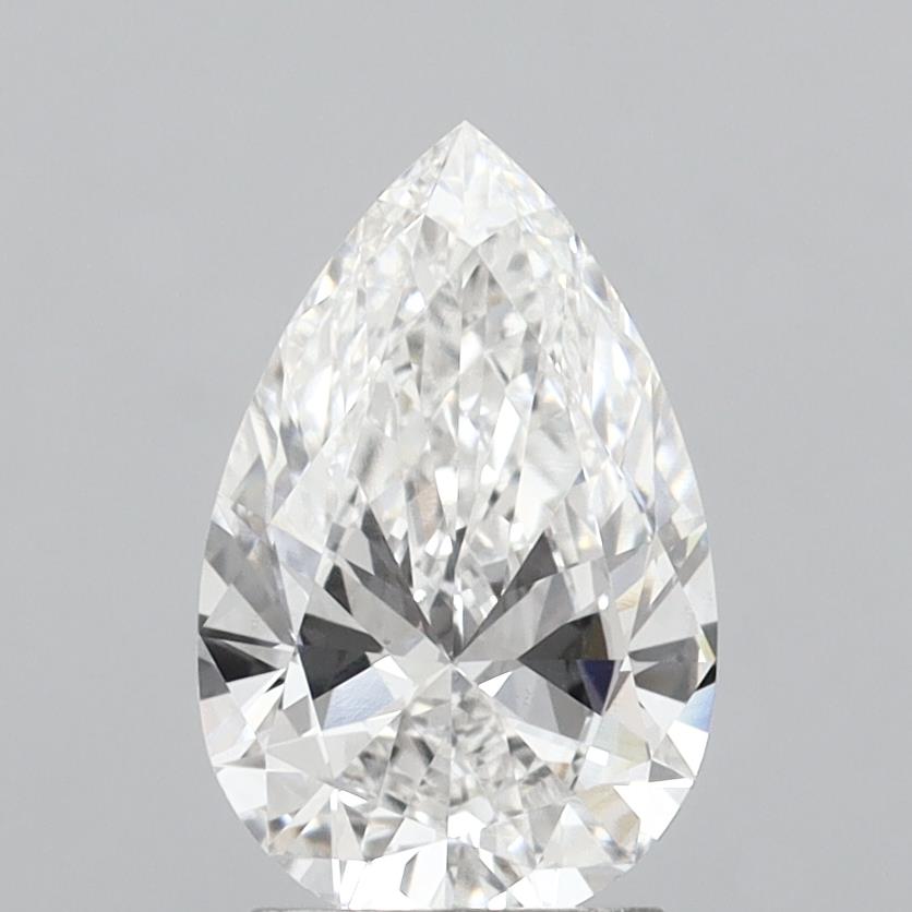2,04 karaat perenlab-gegroeide diamant VVS2 E