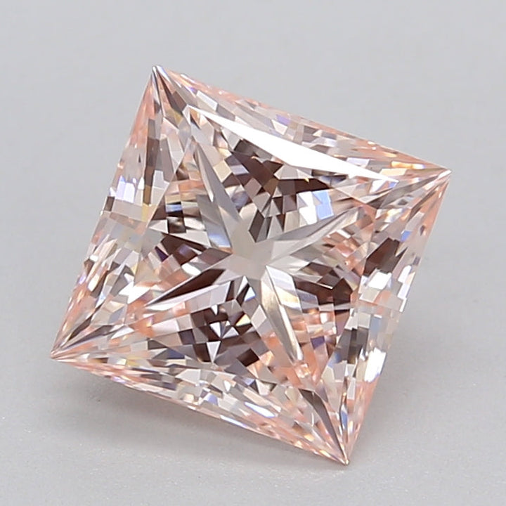 2.04 Carat Princess Lab Grown Diamond VS1 FANCY PINK