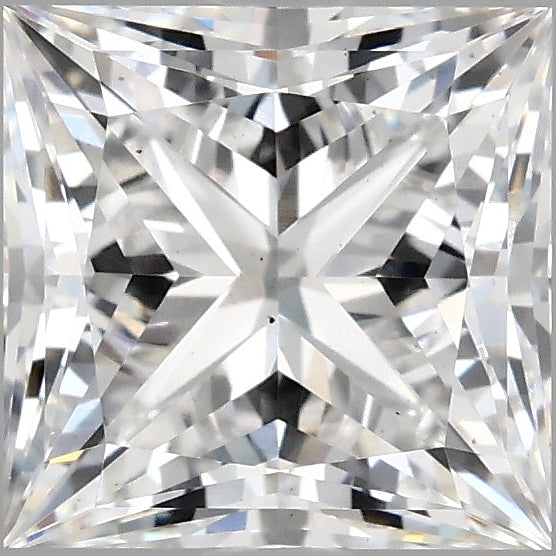Diamante cultivado em laboratório Princess de 2,04 quilates VS2 D