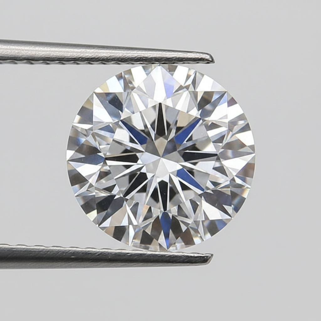 2,04 karaat ronde laboratorium-gegroeide diamant, VS2/F