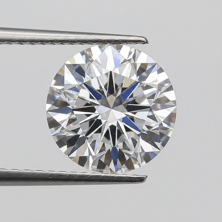 2,04 karaat ronde laboratorium-gegroeide diamant, VS2/F