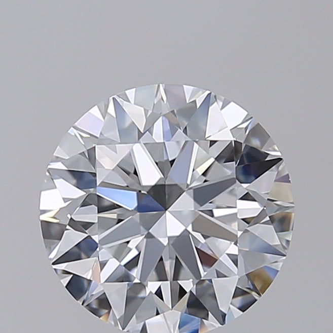 2.04 Carat Round Lab Grown Diamond VVS2 D