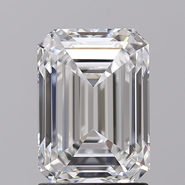 2.05 CT Emerald Cut Lab Grown Diamond - IGI Certified, D Color, VS1 Clarity