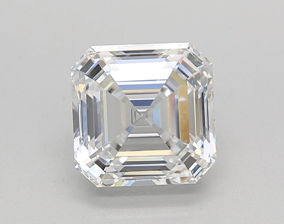 2.05 CT Square Emerald Cut Lab-Grown Diamond - IGI Certified, VS1, E Color