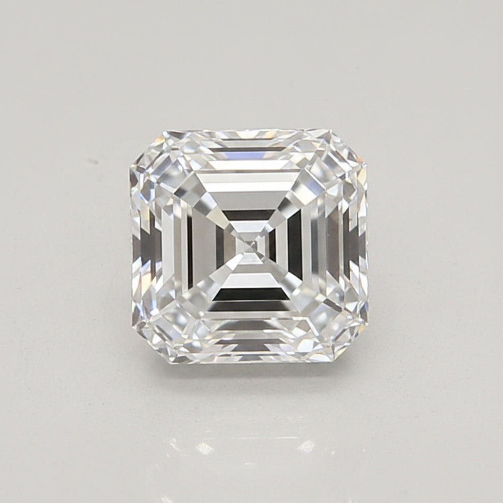 Diamant cultivé en laboratoire Asscher de 2,05 carats, VVS2/E