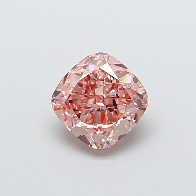 Diamante quadrato coltivato in laboratorio da 2,05 carati VS rosa intenso fantasia