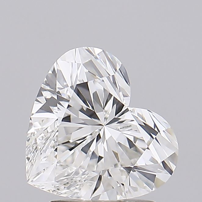 2,05 Karat herzförmiger, im Labor gezüchteter Diamant VVS1E