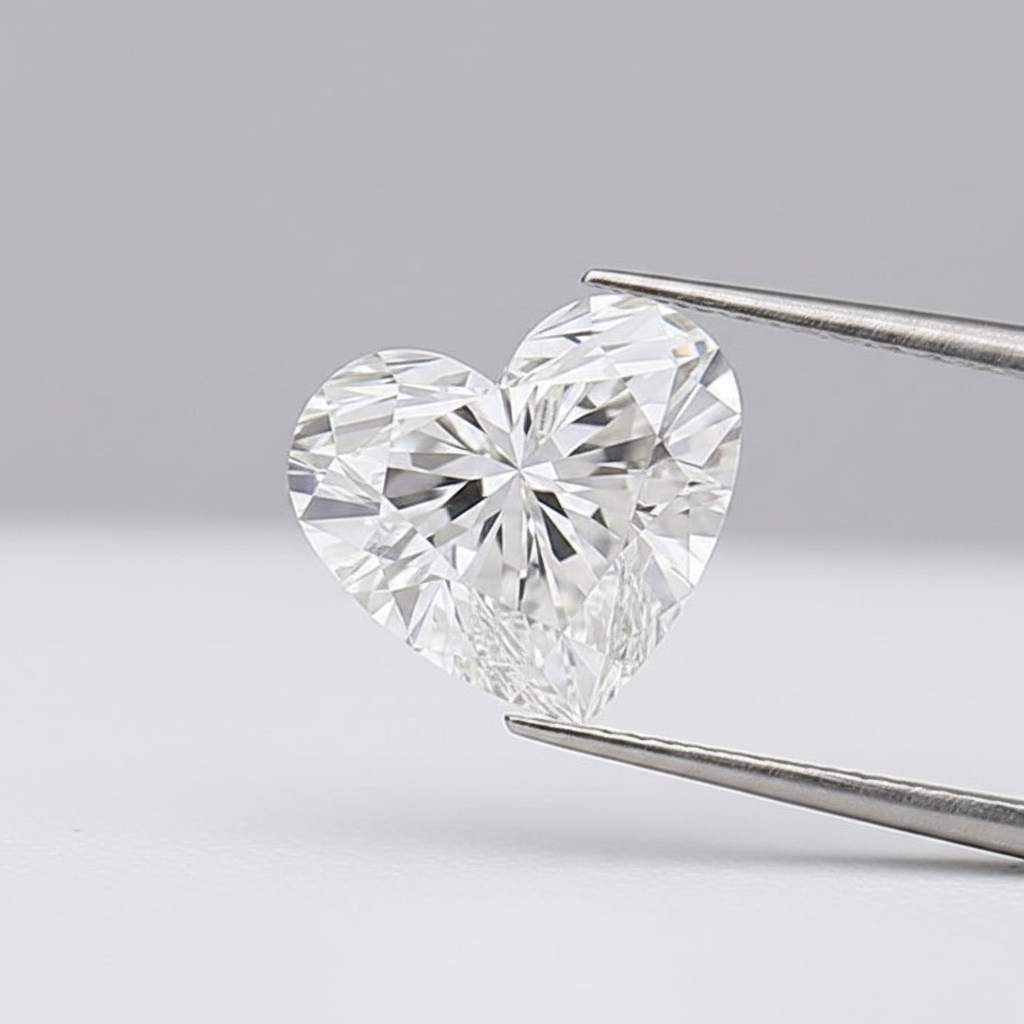 2.05 Carat E VVS1 Heart Shape CVD Lab Grown Diamond IGI Certified
