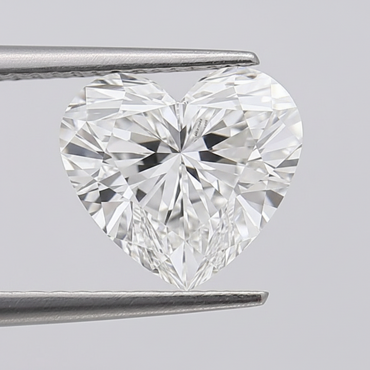 2.05 Carat E VVS1 Heart Shape CVD Lab Grown Diamond IGI Certified
